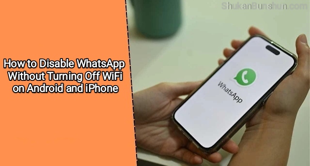 How to Disable WhatsApp Without Turning Off WiFi on Android and iOS